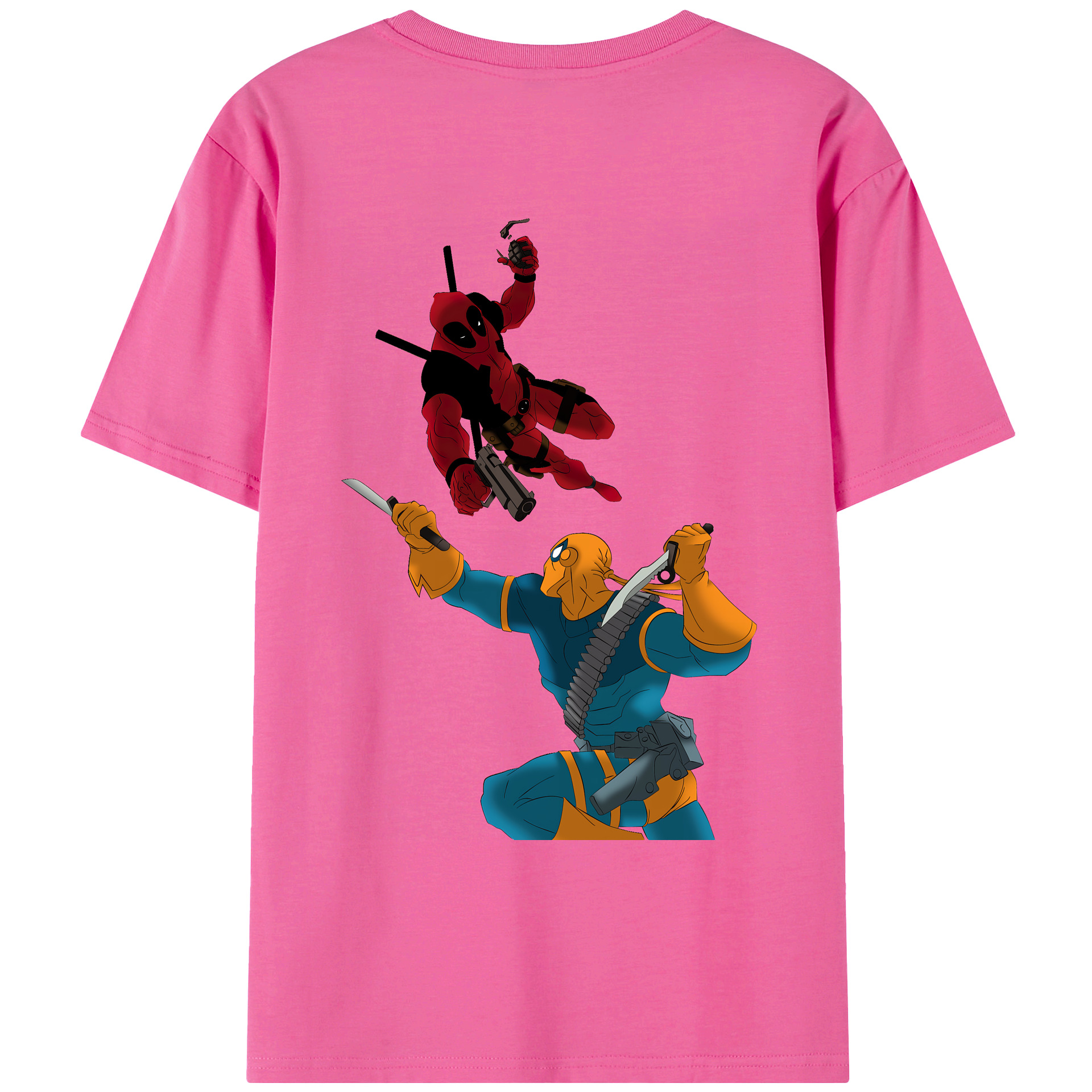 （画像用） Deadpool デッドプール レディース半袖Tシャツ(バックプリント)